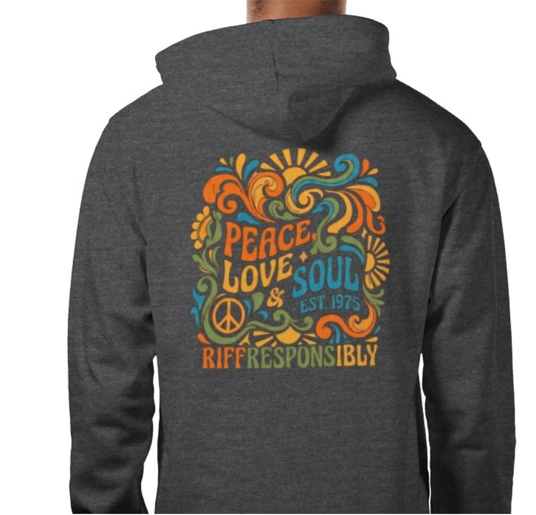 Riff Responsibly | Peace, Love & Soul Hoodie