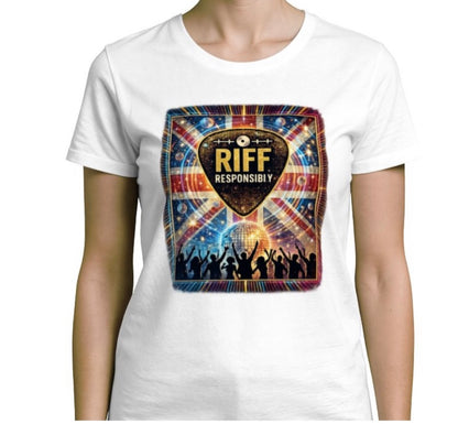 Riff Responsibly | Midnight Fever Women T-Shirt
