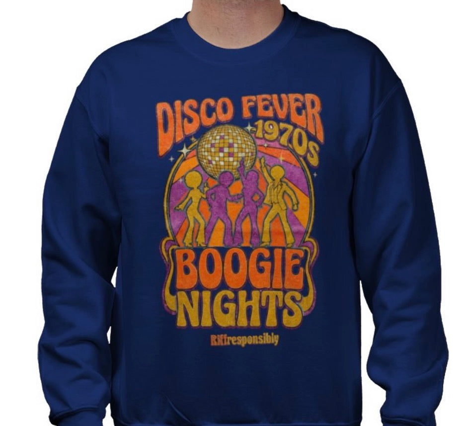 Riff Responsibly | Disco Fever Boogie Nights Sweatshirt