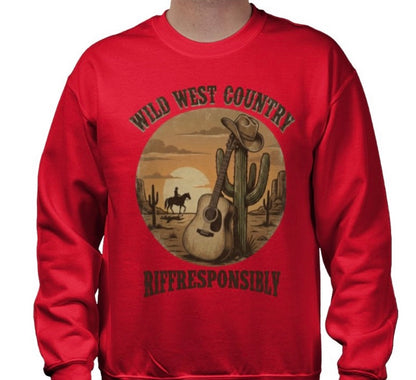 Riff Responsibly | Wild West Country Sweatshirt