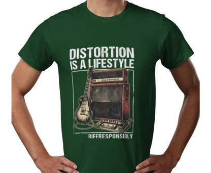 Riff Responsibly | Distortion Is A Lifestyle T-Shirt