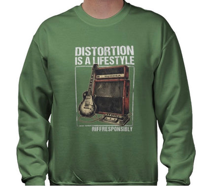 Riff Responsibly | Distortion Is A Lifestyle Sweatshirt