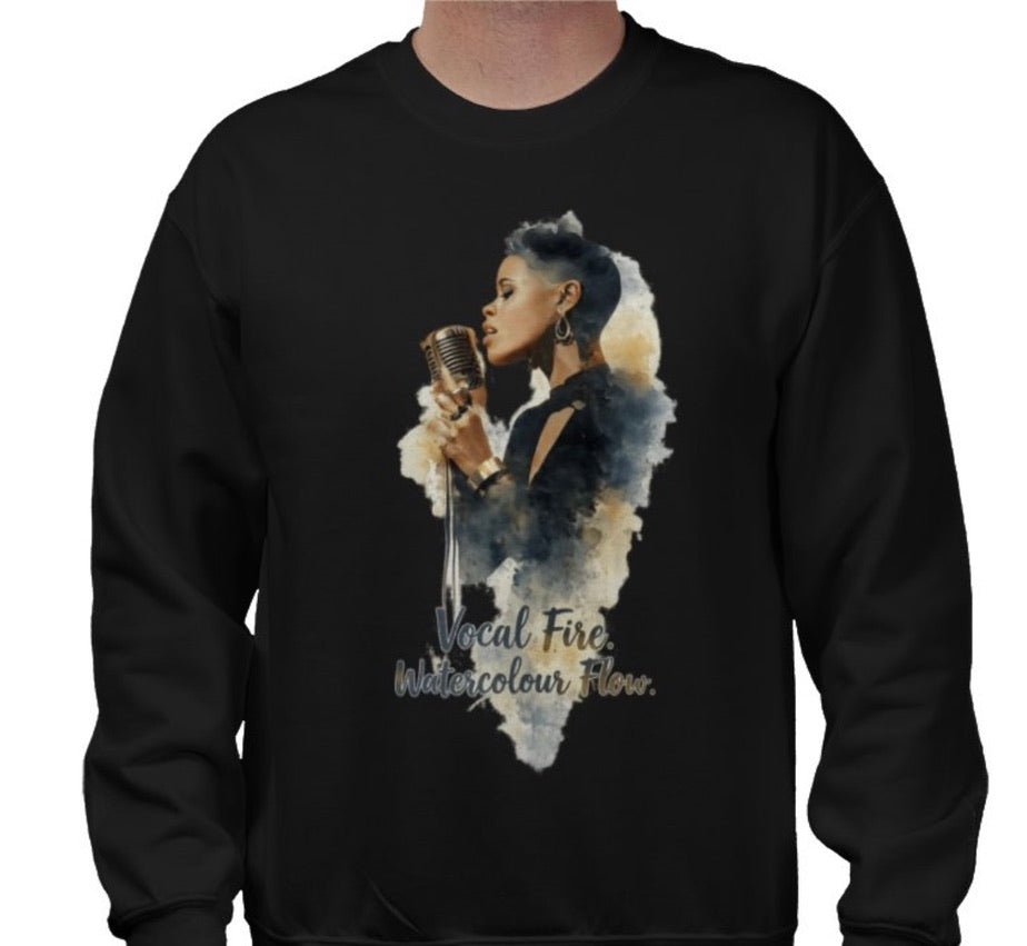 Riff Responsibly | Vocal Fire Watercolour Flow Sweatshirt