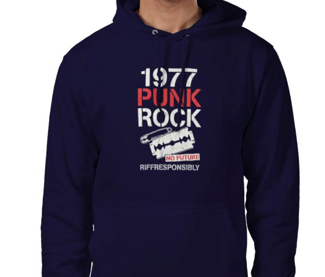 Riff Responsibly | 1977 Punk Rock Hoodie