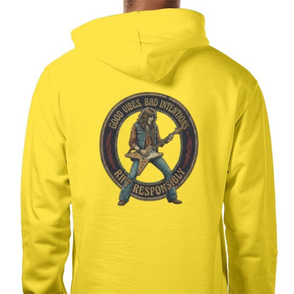 Riff Responsibly | Good Vibes Bad Intentions Hoodie