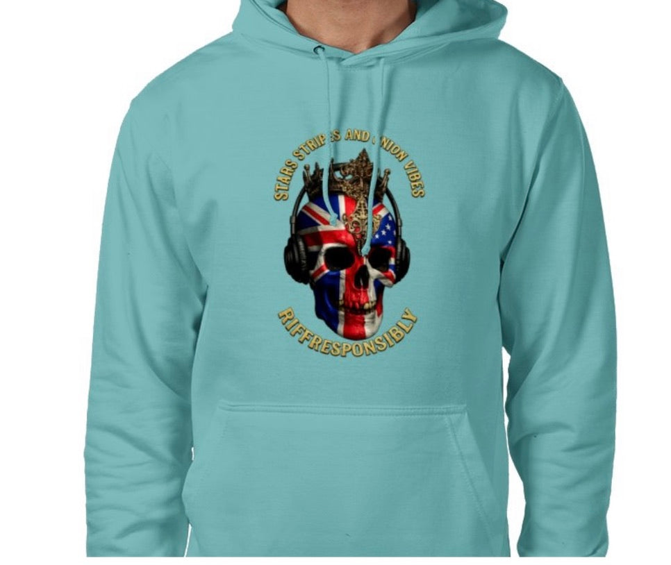 Riff Responsibly | Stars Stripes & Union Vibes Hoodie