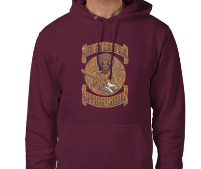 Riff Responsibly | Music Is A Kind Of High Hoodie
