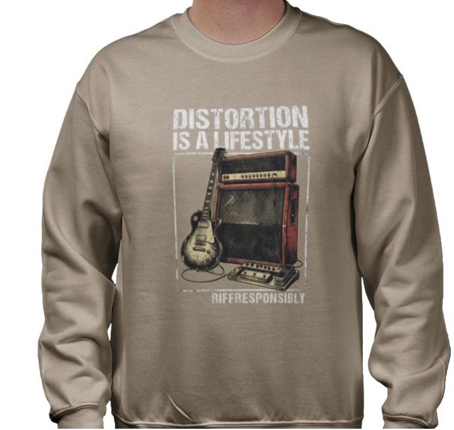 Riff Responsibly | Distortion Is A Lifestyle Sweatshirt