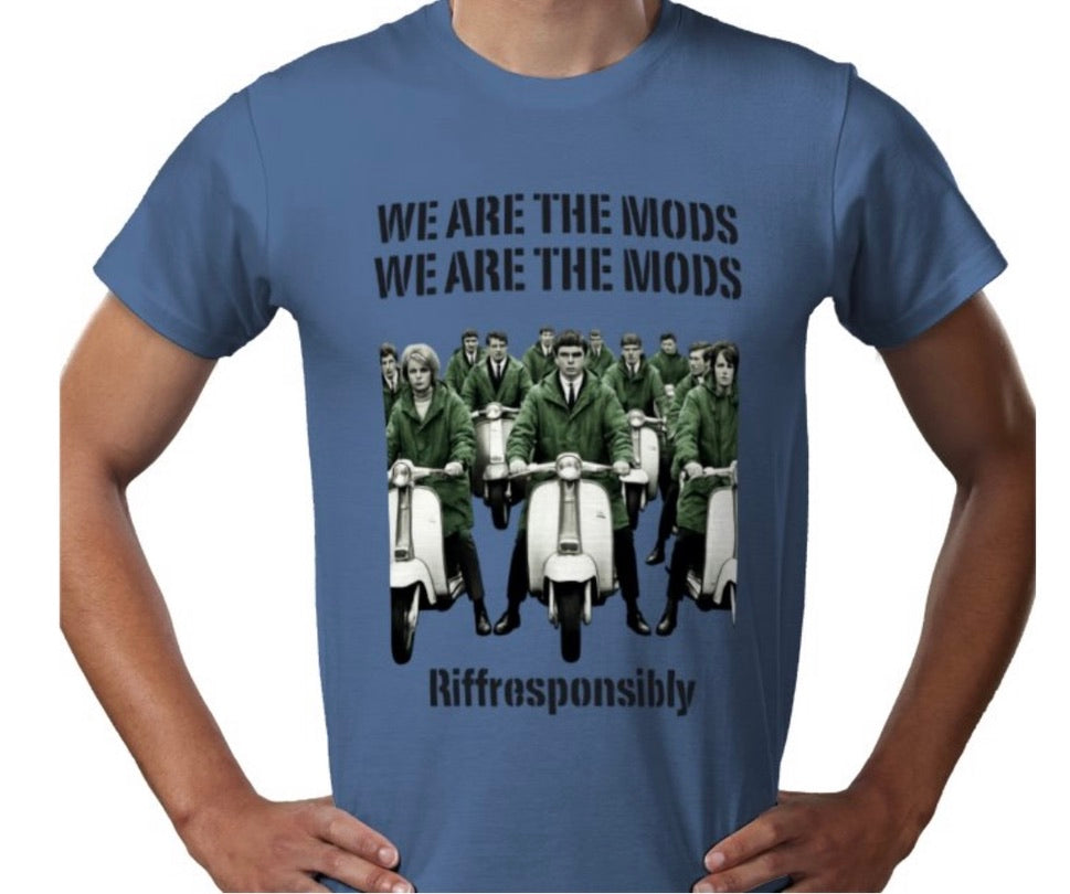 Riff Responsibly | We Are The Mods T-Shirt