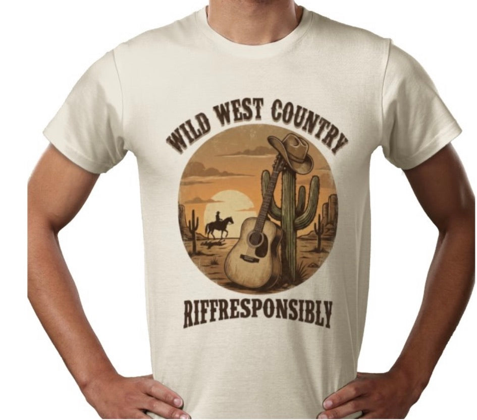 Riff Responsibly | Wild West Country T-Shirt