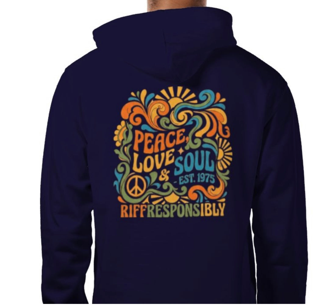 Riff Responsibly | Peace, Love & Soul Hoodie