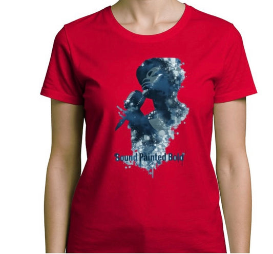 Riff Responsibly | Sound Painted Bold Women T-Shirt