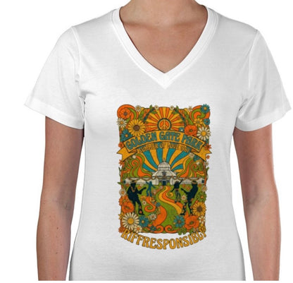 Riff Responsibly | Golden Gate Park V Neck T-Shirt Women