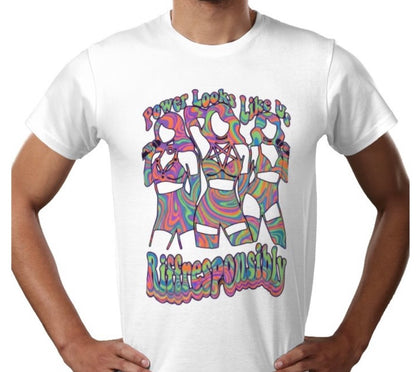 Riff Responsibly | Power Looks Like Us T-Shirt