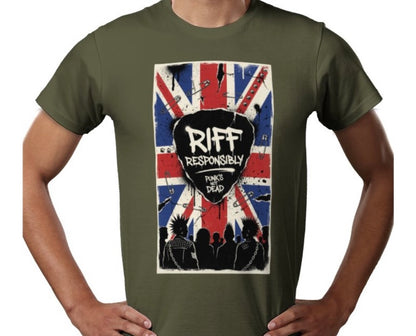Riff Responsibly | Punk's Not Dead T-Shirt