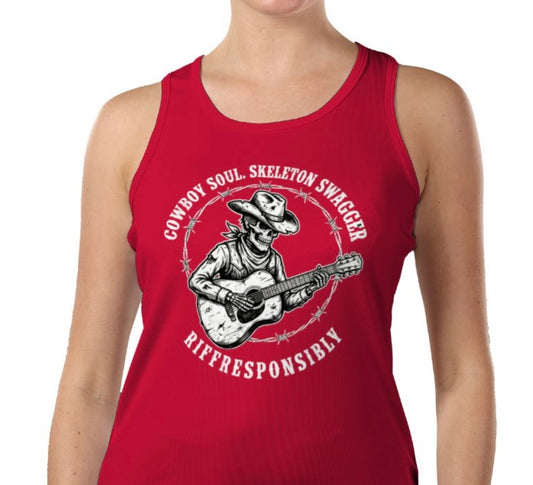 Riff Responsibly | Cowboy Swag Vest Top