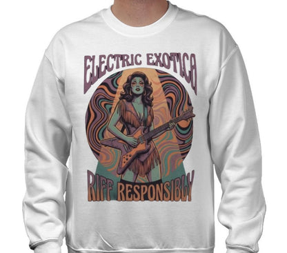 Riff Responsibly | Electric Exotica Sweatshirt