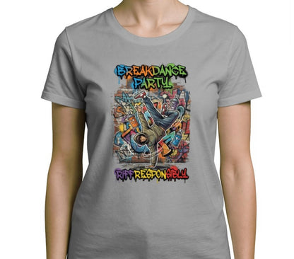 Riff Responsibly | Breakdance Party Womens T-Shirt