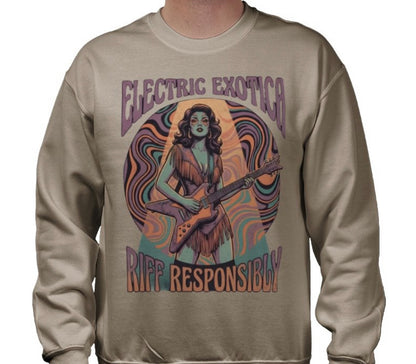 Riff Responsibly | Electric Exotica Sweatshirt