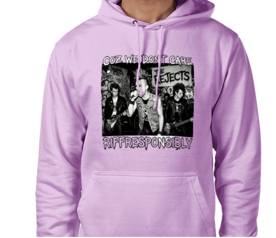 Riff Responsibly | Coz We Don't Care Hoodie