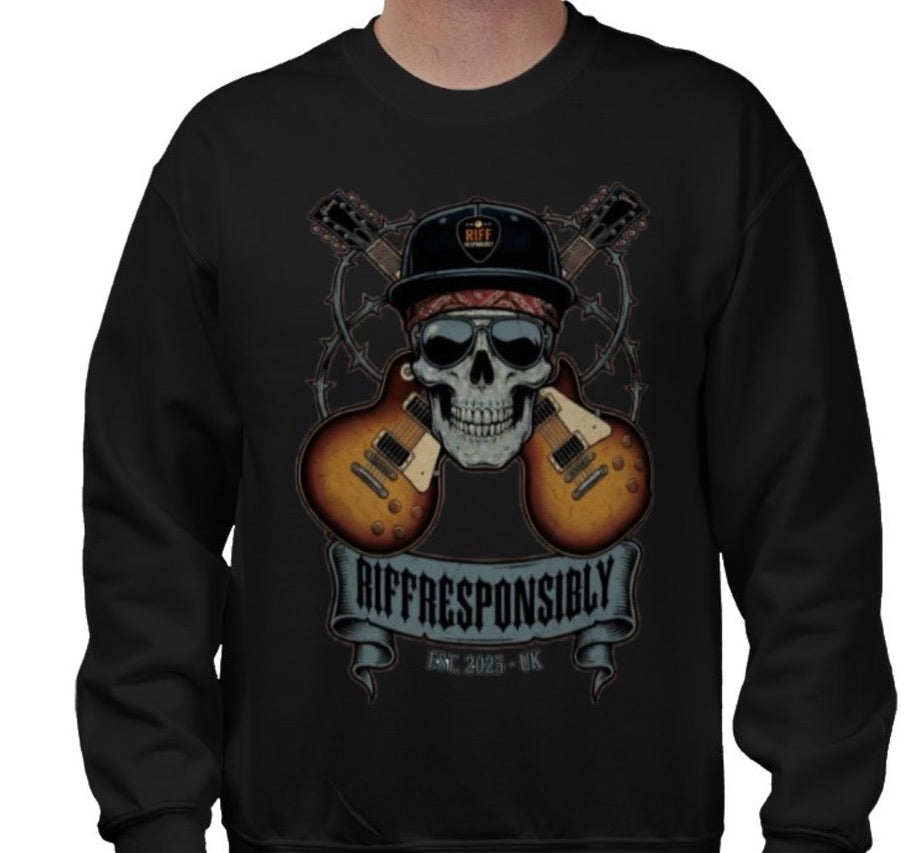 Riff Responsibly | Dead Mans Chords Sweatshirt