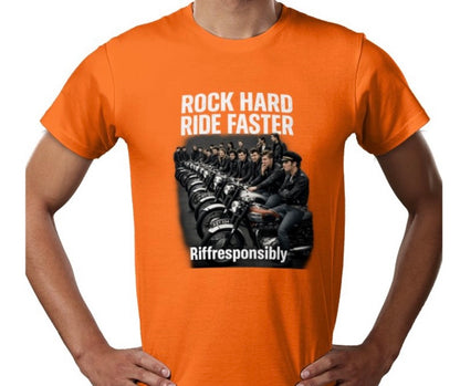 Riff Responsibly | Rock Hard Ride Faster T-Shirt