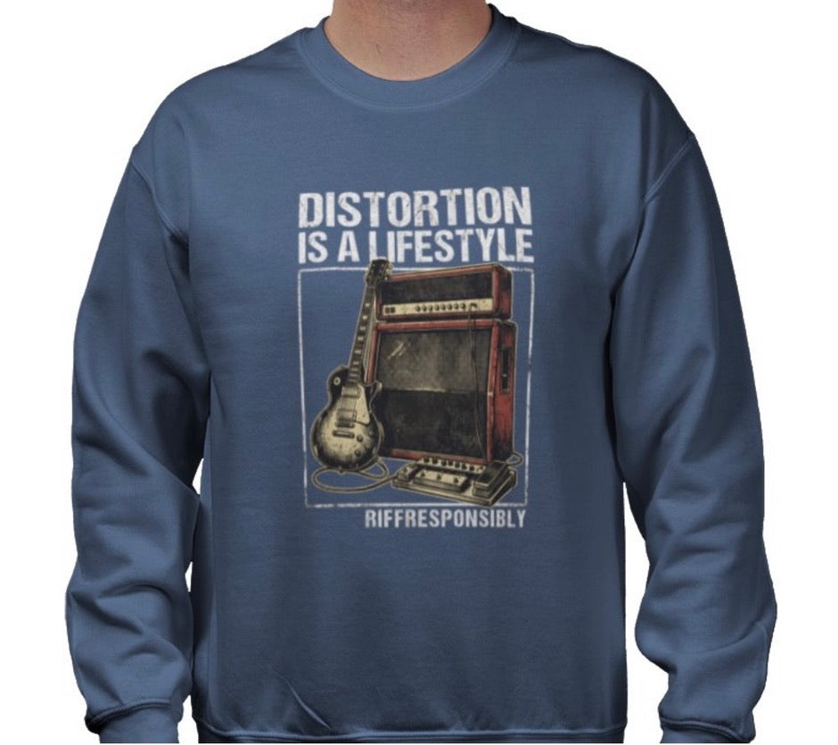 Riff Responsibly | Distortion Is A Lifestyle Sweatshirt