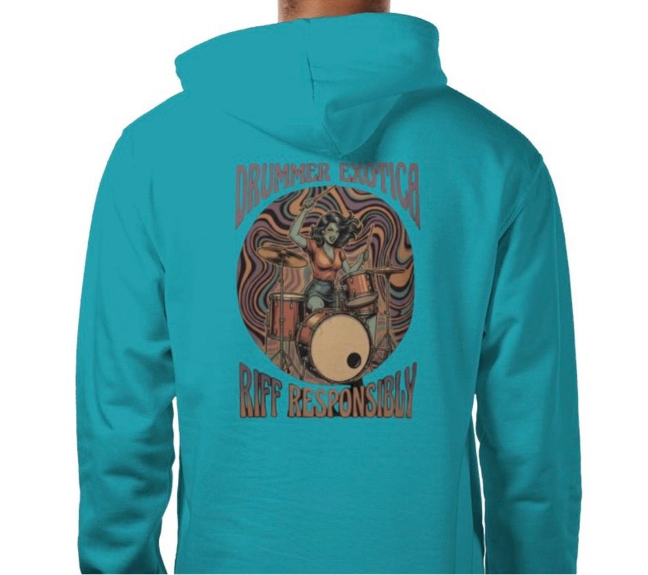 Riff Responsibly | Drummer Exotica Hoodie