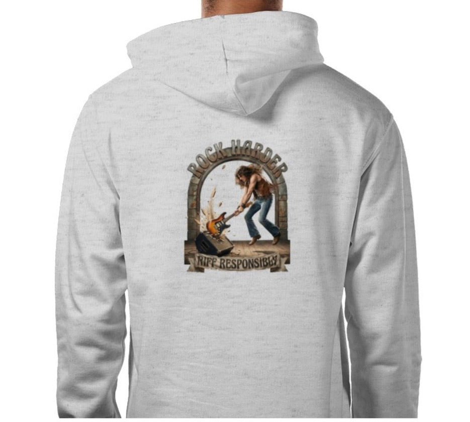Riff Responsibly | Rock Harder Hoodie