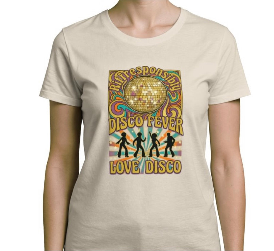 Riff Responsibly | Love Disco Women T-Shirt