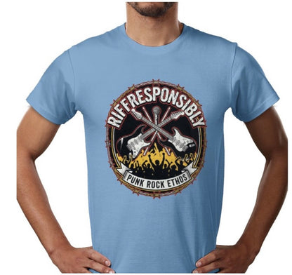 Riff Responsibly | Punk Rock Ethos T-Shirt