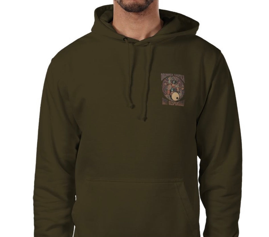Riff Responsibly | Drummer Exotica Hoodie