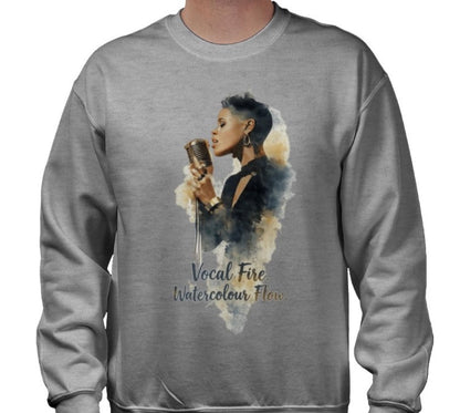 Riff Responsibly | Vocal Fire Watercolour Flow Sweatshirt