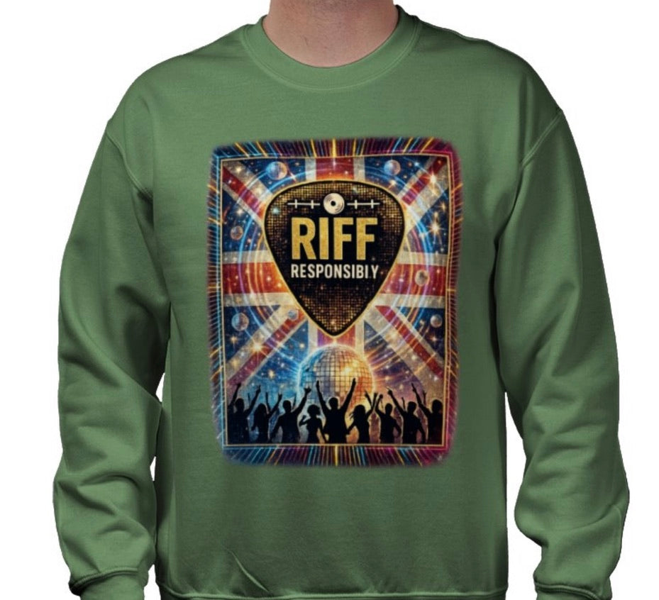 Riff Responsibly | Midnight Fever Sweatshirt