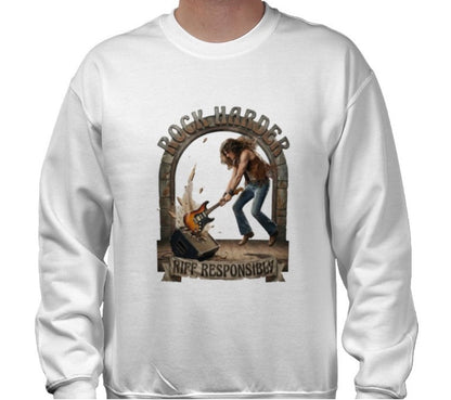 Riff Responsibly | Rock Harder Sweatshirt
