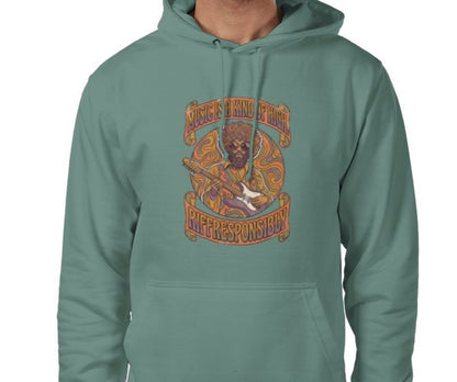 Riff Responsibly | Music Is A Kind Of High Hoodie