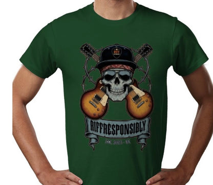 Riff Responsibly | Dead Mans Chords T-Shirt