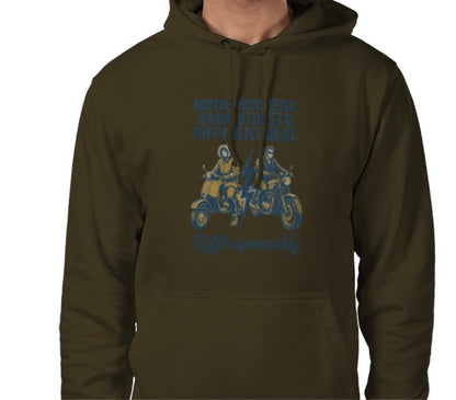 Riff Responsibly | Mod Rockers Same Street Different Beat Hoodie