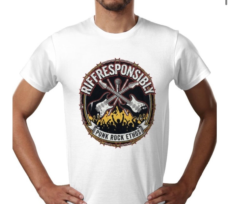Riff Responsibly | Punk Rock Ethos T-Shirt