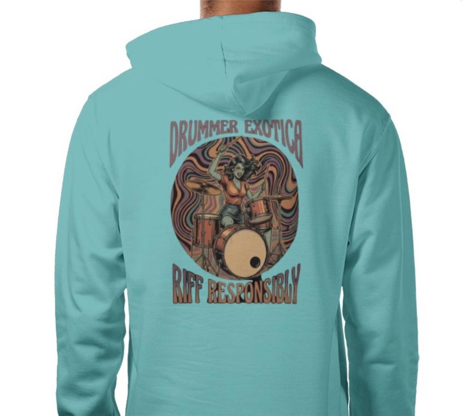 Riff Responsibly | Drummer Exotica Hoodie
