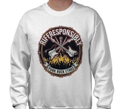 Riff Responsibly | Punk Rock Ethos Sweatshirt