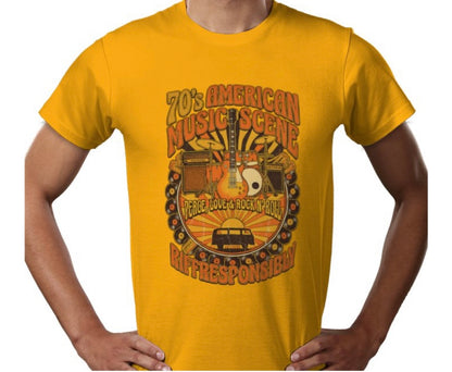 Riff Responsibly | 70's Americana T-Shirt