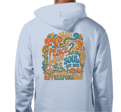Riff Responsibly | Peace, Love & Soul Hoodie