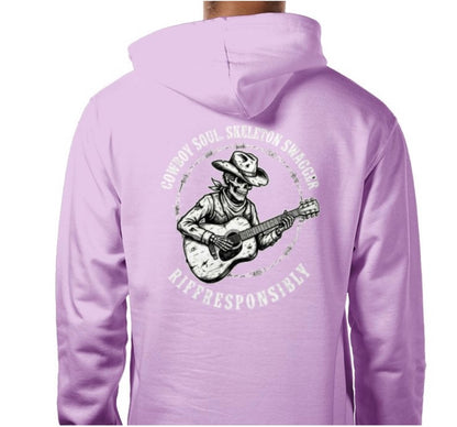Riff Responsibly | Cowboy Soul Skeleton Swagger Hoodie