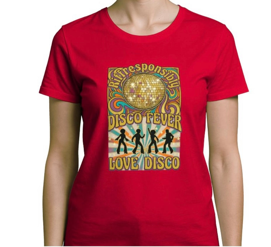 Riff Responsibly | Love Disco Women T-Shirt
