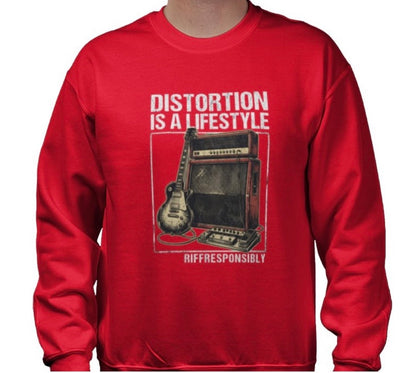 Riff Responsibly | Distortion Is A Lifestyle Sweatshirt