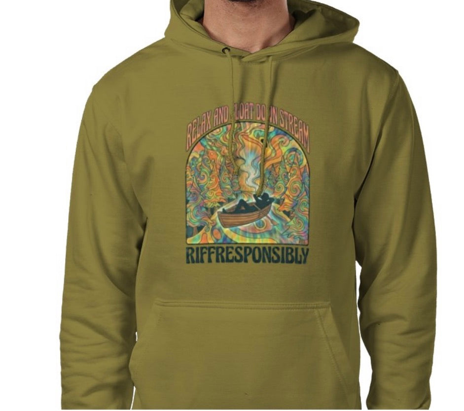 Riff Responsibly | Relax & Float Down Stream Hoodie