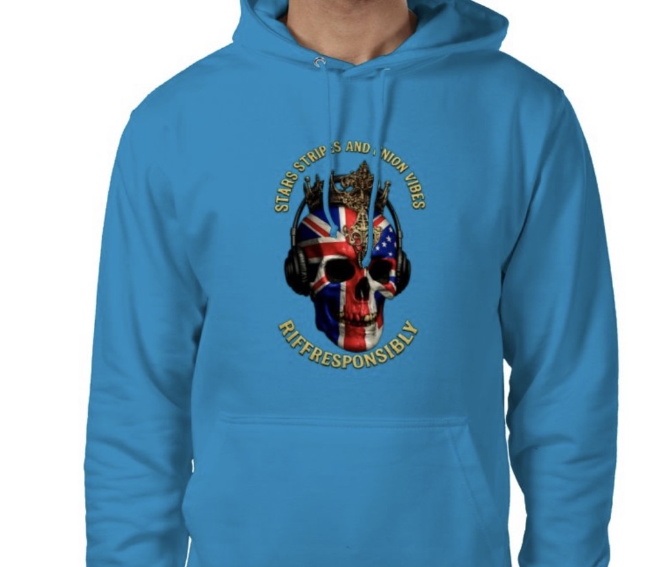 Riff Responsibly | Stars Stripes & Union Vibes Hoodie