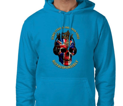Riff Responsibly | Stars Stripes & Union Vibes Hoodie