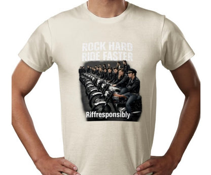 Riff Responsibly | Rock Hard Ride Faster T-Shirt
